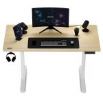 Геймерський стіл SENSE7 Nojo 120x60 біла сосна: Стиль і комфорт - Зображення 6