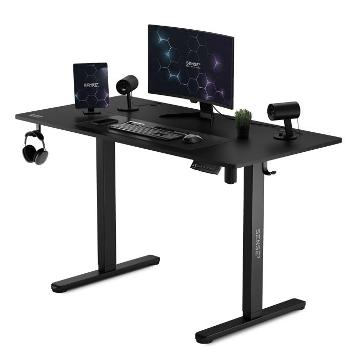 Ігровий електричний стіл SENSE7 Nojo 120х60 см Чорний