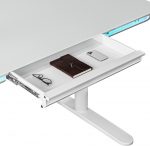 Електричний ігровий стіл SENSE7 Nomo: Білий регульований комфорт та ефективність - Зображення 8