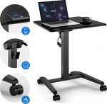 Ігровий мобільний стіл SENSE7 desk Black 70 см x 52 см чорний - Зображення 2
