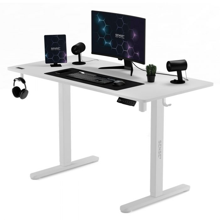 Ігровий стіл електричний SENSE7 Nojo 120x60 Білий