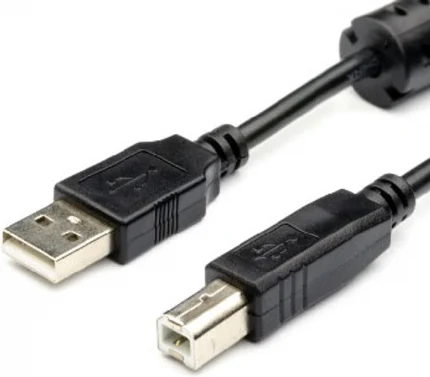 Кабель до Принтера ATCOM  USB 2.0 AM/BM 1.5м чорний
