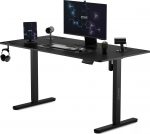 Геймерський стіл SENSE7 Nojo Black 140x70 см ідеальний стіл для комфортного ігрового процесу