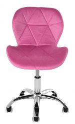 Офісне крісло оксамитове рожеве OTE — Ваш сучасний стильний вибір - Зображення 2