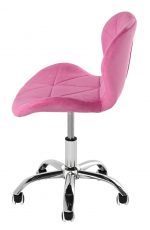 Офісне крісло оксамитове рожеве OTE — Ваш сучасний стильний вибір - Зображення 5