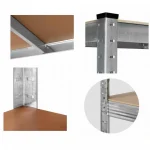 Стелаж металевий складський 3в1 180х90х40см 875кг MEDAS Proffessional (9/11) - Виняткова організація вашого простору - Зображення 5