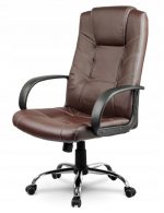 Офісне крісло Sofotel  Eago 221 коричневе. Яскравий стиль та комфорт