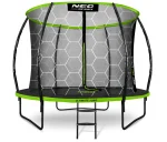 Батут Neo-Sport Premium 252 см із Внутрішньою Сіткою + Драбинка - Забезпечте Розваги для Дітей і Дорослих
