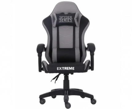 Геймерське крісло Extreme SPYDER сіре регульована спинка