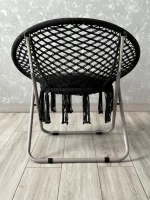 Розкладне крісло-гамак "Гніздо Лелеки" з Подушкою, Графітове: Комфорт і Стиль для Вашого Відпочинку - Зображення 3