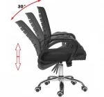 Офісне крісло MemFlow BLACK K10 - комфорт та стиль для сучасного інтер'єру - Зображення 11