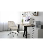 Офісне Крісло VELVET BEIGE - Комфорт та Стиль для Вашого Офісу - Зображення 3