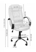Офісне крісло Malatec 23240 екошкіра: Ваш ідеальний супутник у робочому просторі - Зображення 8