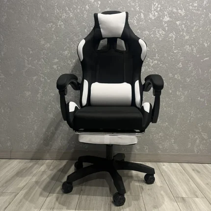 Геймерське крісло Pegie Prestige чорно-біле Для комфорту та продуктивності