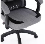 Геймерське крісло Infini System сіро-чорне. Поєднання Стилю, Комфорту та Продуктивності - Зображення 9