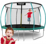 Батут Neo-Sport 12 FT 374 см із внутрішньою сіткою NS-12C181: Ідеальний вибір для активного відпочинку - Зображення 2