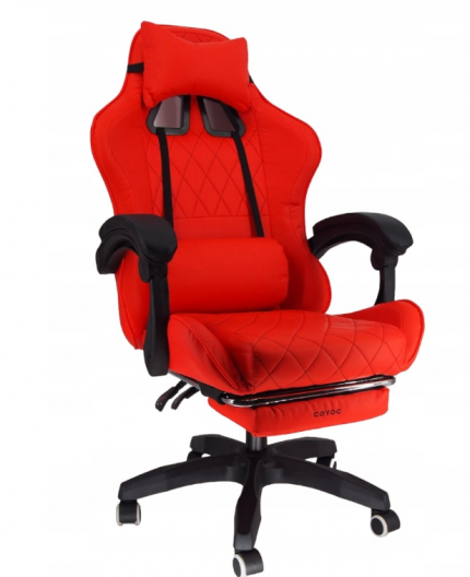 Геймерське крісло COYOC DEVILS III червоне -Стиль і Комфорт для Вашого Інтер'єру