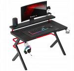 Ігровий стіл Huzaro Hero 5.0 Red Gaming Computer Desk - Ваш ідеальний вибір для епічних баталій - Зображення 2