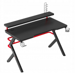 Ігровий стіл Huzaro Hero 5.0 Red Gaming Computer Desk - Ваш ідеальний вибір для епічних баталій - Зображення 3