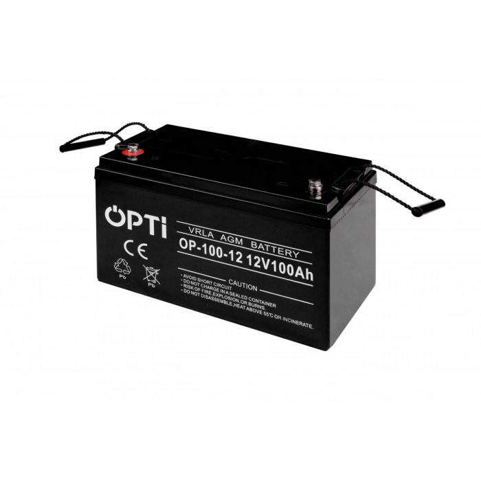 Акумулятор Volt Polska AGM OPTI 12V 100 Ah VRLA-Надійна потужність для вашої техніки