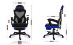 Геймерське крісло Huzaro COMBAT 3.0 Blue: Ергономіка та стиль у поєднанні з максимальним комфортом - Зображення 9