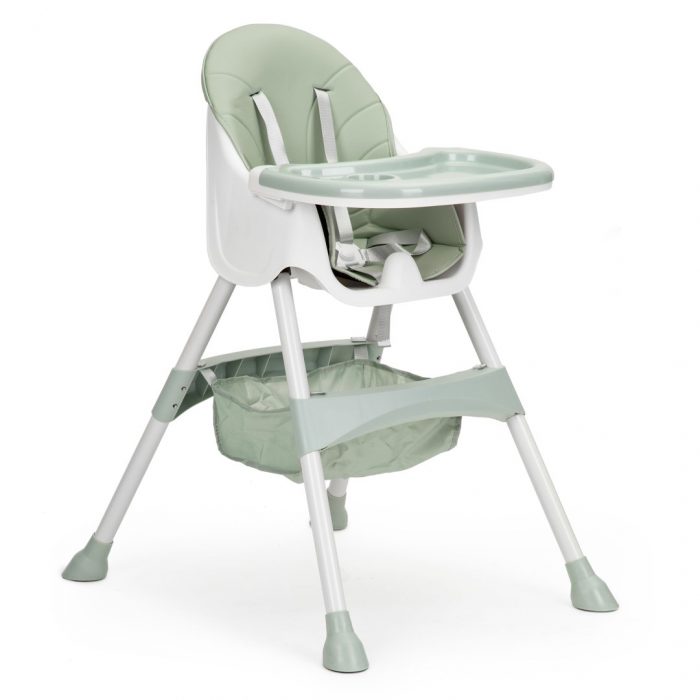 Стільчик для годування 2 в 1 з 5-точковими ременями ECOTOYS HC-823 - максимальний комфорт і безпека - Зображення 2