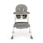 Стільчик для годування дітей 2в1 ECOTOYS сірий HC-823 Комфорт і універсальність для щасливих моментів з малюком