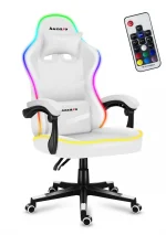 Геймерське крісло HUZARO FORCE 4.4 RGB White: елегантність та інновації для вашого комфорту - Зображення 2