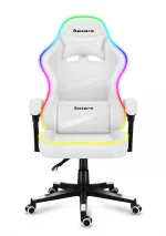 Геймерське крісло HUZARO FORCE 4.4 RGB White: елегантність та інновації для вашого комфорту - Зображення 6