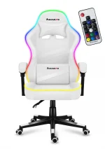 Геймерське крісло HUZARO FORCE 4.4 RGB White: елегантність та інновації для вашого комфорту - Зображення 3