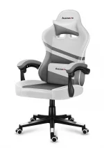 Геймерське крісло HUZARO FORCE 4.4 White Mesh: Стильний білий дизайн та комфорт - Зображення 6