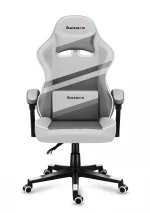 Геймерське крісло HUZARO FORCE 4.4 White Mesh: Стильний білий дизайн та комфорт - Зображення 2