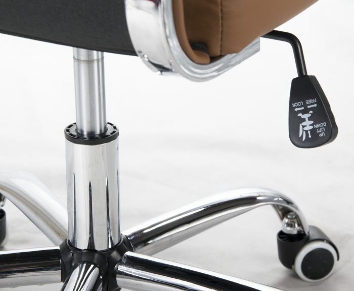 Офісне крісло Sofotel Boston з еко-шкіри, коричневе: Комфорт та Витонченість у Вашому Інтер'єрі - Зображення 6