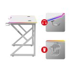 Ігровий стіл Huzaro Hero 1.7 RGB White Зручність та технології - Зображення 10