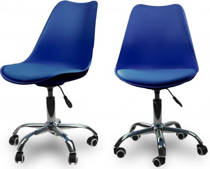 Офісне крісло Chiccot синій-Стильний Дизайн і Максимальний Комфорт