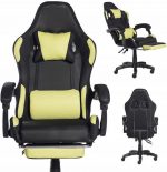 Геймерське крісло Pegie Prestige чорно-зелене Найкращий комфорт та підтримка для довгих ігор