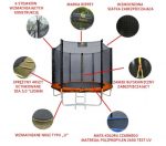 Батут RIPPEY 10FT 312 см з Драбинкою і Захисною Сіткою - Ідеальний Вибір для Активного Відпочинку - Зображення 4