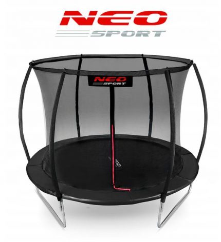 Батут Neo-Sport Premium 252 см з Внутрішньою Сіткою (NS-08C231) + Драбинка - Безпечні Розваги для Сім'ї