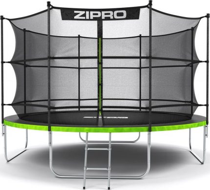 Батут Zipro Jump Pro з Внутрішньою Сіткою 12FT - Безпечний та Комфортний для Дітей