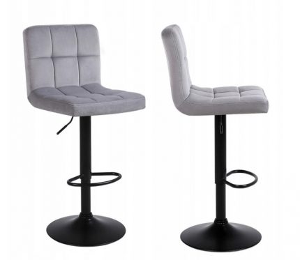 Барне Крісло VELACO 115 cm RAFA03-GR-BL - Елегантність та Зручність для Бару
