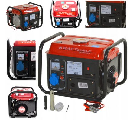 Генератор Однофазний Бензиновий Kraft&Dele 1.2кВт 1200W KD109