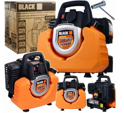 Генератор Інверторний Однофазний Black 1000 W 13610 - Компактний і Ефективний Джерело Енергії