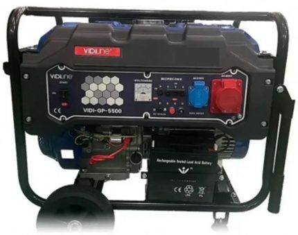 Генератор Бензиновий VIDiLINE VIDI-GP-5500 - Надійне Джерело Енергії для Будинку та Поїздок