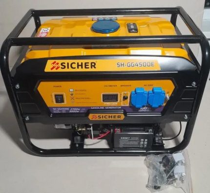 Генератор Бензиновий SICHER SH-GG4500E 3kW - Потужний для будь-яких Домашніх Потреб