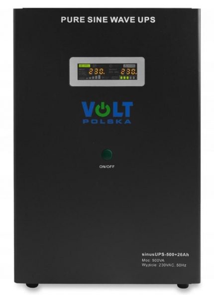 Джерело Безперебійного Живлення SINUS UPS 500 26Ah (300/500W) - Надійний Захист Вашої Електроніки