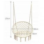 Крісло Підвісне Бразилійське Гамак Bonro B-092 - Комфортний Відпочинок на Свіжому Повітрі - Зображення 5