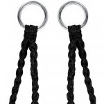 Крісло Підвісне Бразилійське Качалка Гамак Bonro B-092 Чорний - Релакс та Комфорт - Зображення 5