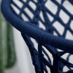 Плетена Садова Гойдалка Підвісна FUNFIT Синя - Стиль та Затишок у Вашому Саду - Зображення 6