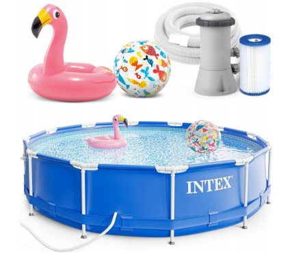 Каркасний Басейн Intex 28212 з Насосом 366x76 см - Літній Відпочинок у Вашому Саду