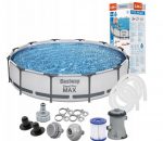 Каркасний Басейн Bestway 366х76 см + Насос Фільтр - Ідеальний для Літнього Відпочинку